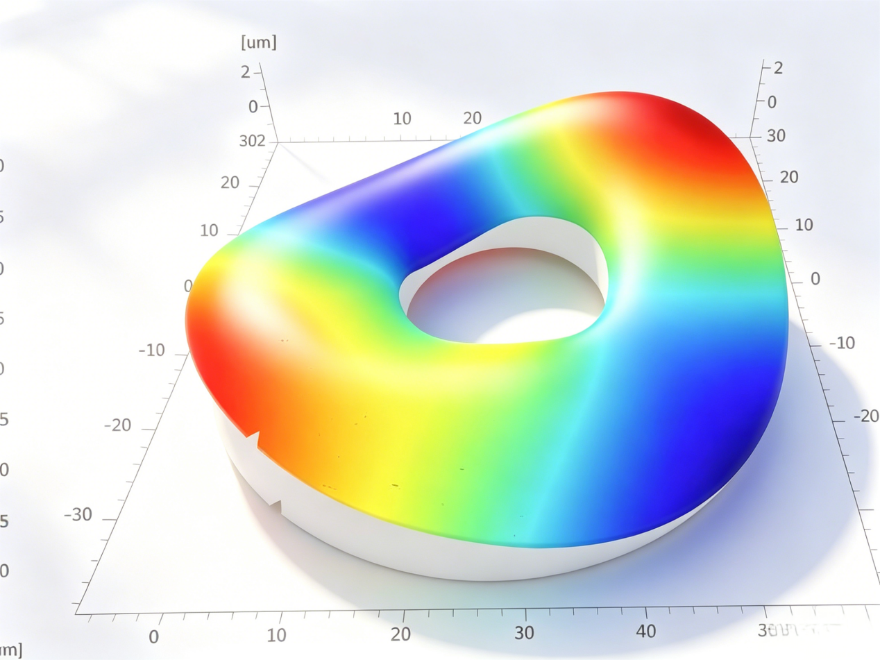 機械硬盤腔體端面平面度（Cavity End Face Flatness）工藝異常，通過光學輪廓儀完成缺陷修正